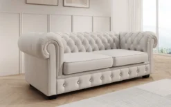Chesterfield Royal 3+2+1 Sofa Set in Echtleder