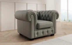 Chesterfield Royal 3+2+1 Sofa Set in Echtleder