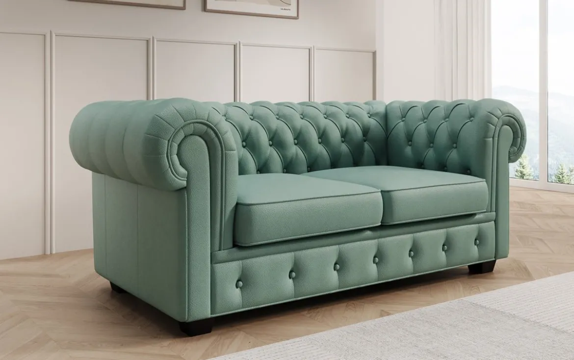 Chesterfield Royal 3+2+1 Sofa Set in Echtleder