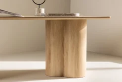 Couchtisch Aerona - in Holzoptik