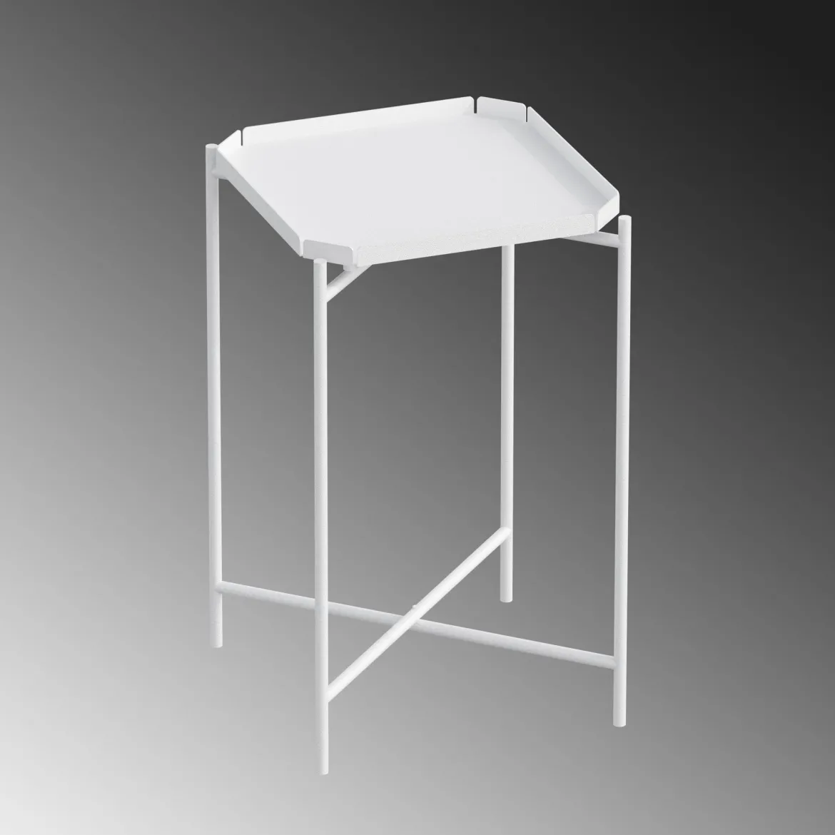Couchtisch Arvello – Schlichtes Metalldesign in 3 Farben verfügbar