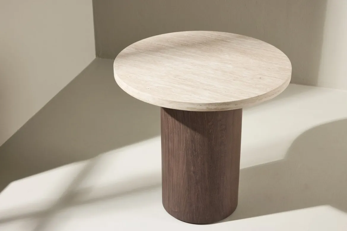 Couchtisch/Beistelltisch Benora Mini - in Holzoptik