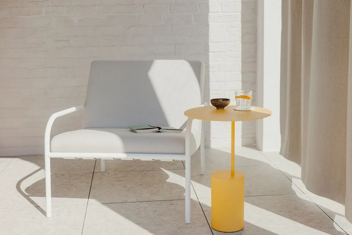 Couchtisch/Beistelltisch Ciro – Edelstahl-Design für Indoor & Outdoor