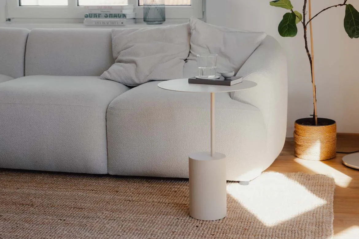 Couchtisch/Beistelltisch Ciro – Edelstahl-Design für Indoor & Outdoor