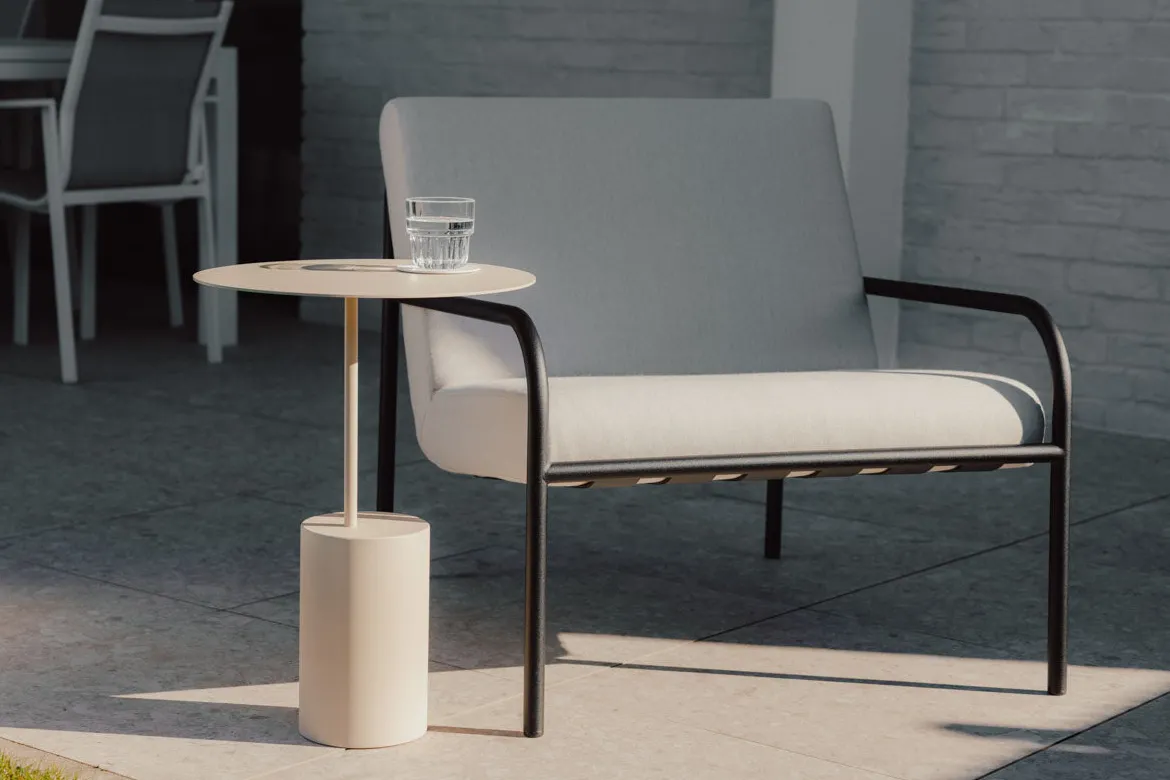 Couchtisch/Beistelltisch Ciro – Edelstahl-Design für Indoor & Outdoor