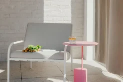 Couchtisch/Beistelltisch Ciro – Edelstahl-Design für Indoor & Outdoor