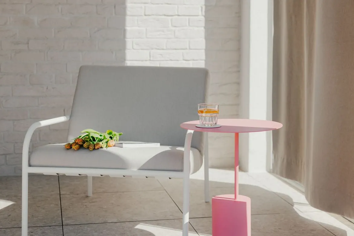 Couchtisch/Beistelltisch Ciro – Edelstahl-Design für Indoor & Outdoor