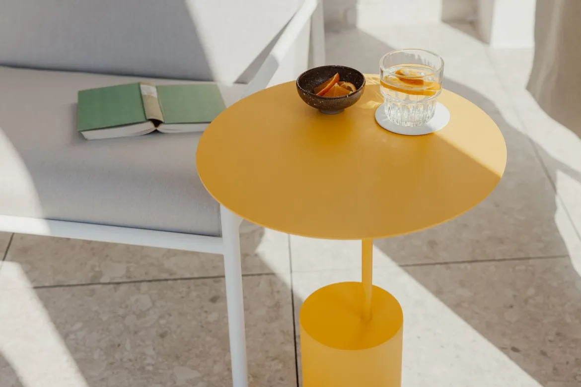 Couchtisch/Beistelltisch Ciro – Edelstahl-Design für Indoor & Outdoor