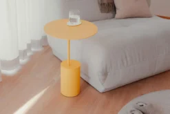 Couchtisch/Beistelltisch Ciro – Edelstahl-Design für Indoor & Outdoor