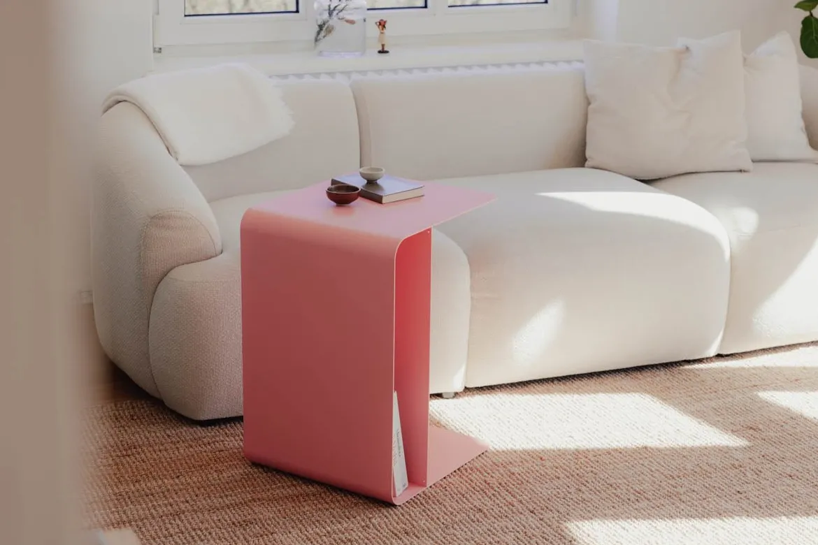 Couchtisch/Beistelltisch Cosmo – Pulverbeschichtetes Metall in modernem Design