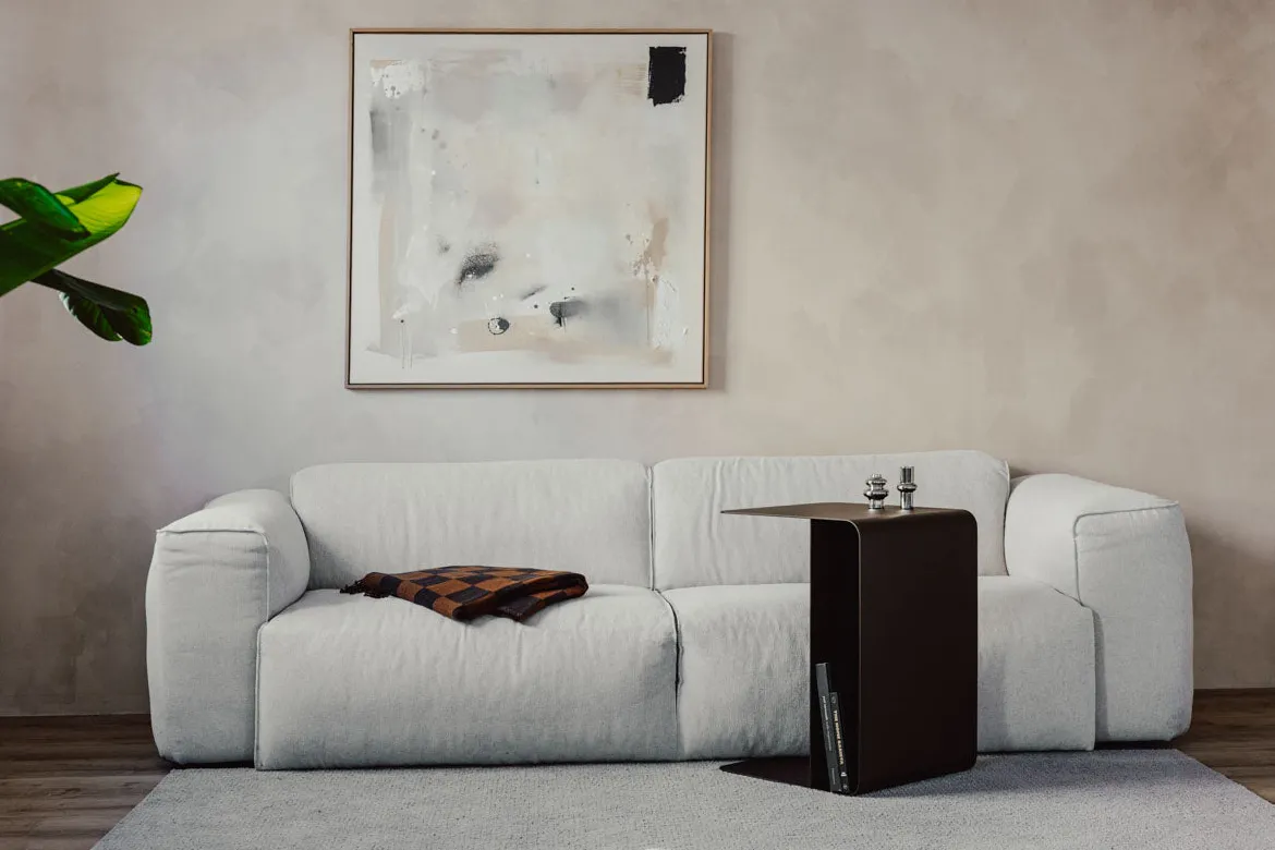 Couchtisch/Beistelltisch Cosmo – Pulverbeschichtetes Metall in modernem Design