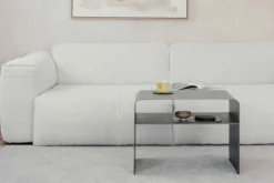 Couchtisch/Beistelltisch Cosmo – Pulverbeschichtetes Metall in modernem Design