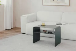 Couchtisch/Beistelltisch Cosmo – Pulverbeschichtetes Metall in modernem Design