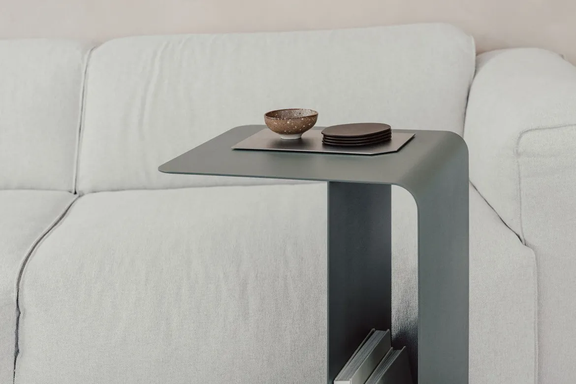 Couchtisch/Beistelltisch Cosmo – Pulverbeschichtetes Metall in modernem Design