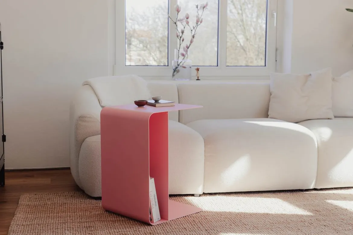 Couchtisch/Beistelltisch Cosmo – Pulverbeschichtetes Metall in modernem Design