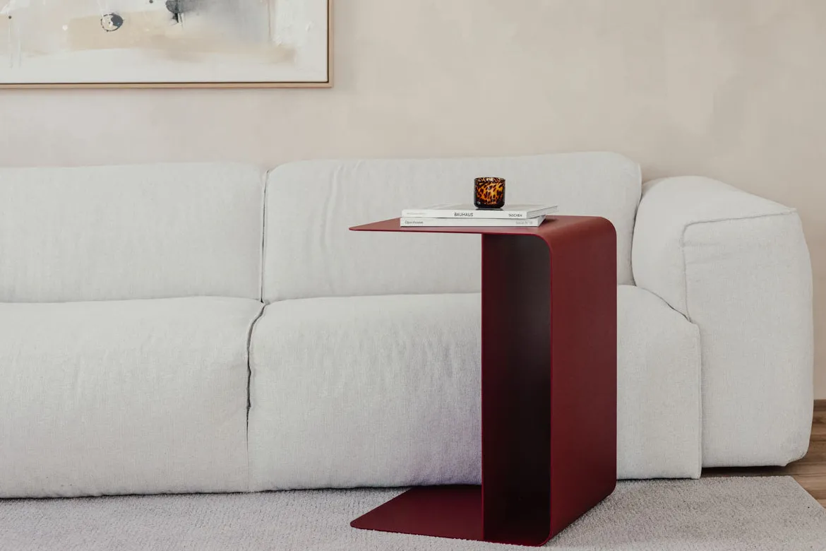 Couchtisch/Beistelltisch Cosmo – Pulverbeschichtetes Metall in modernem Design