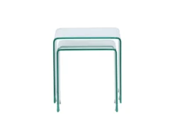 Couchtisch/Beistelltisch-Set Lumea – 2 Tische in Klarglas