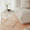 Couchtisch/Beistelltisch Soli X – Minimalistisches Design aus Stahlblech & Metall