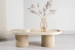 Couchtisch Belize - in Beige mit hoher Kante