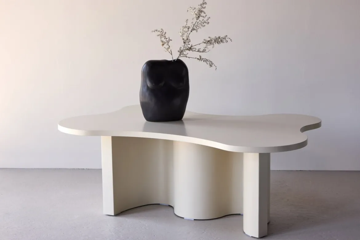 Couchtisch Beno - in Beige mit einzigartigem Design