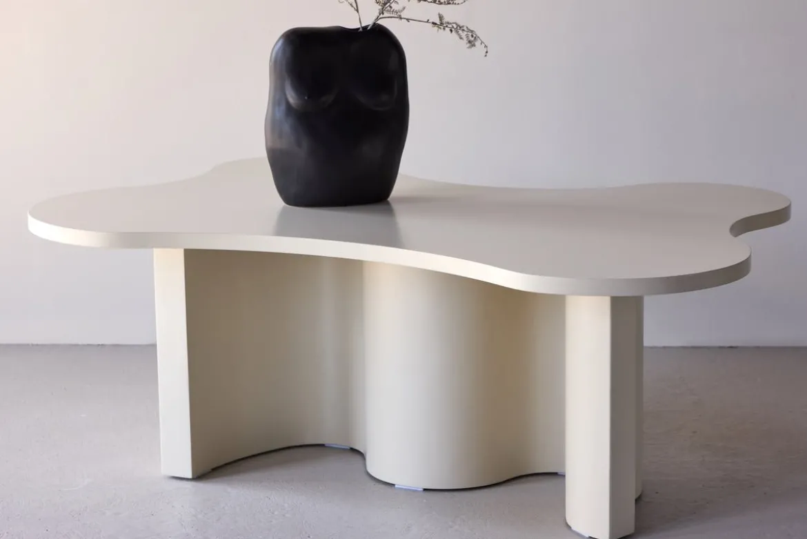 Couchtisch Beno - in Beige mit einzigartigem Design