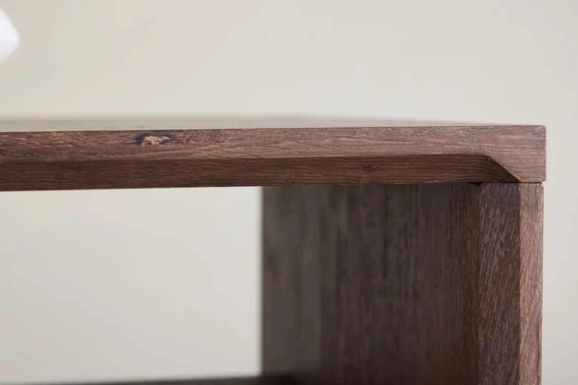 Couchtisch Boris - in Mokka mit Holzoptik