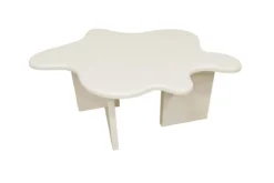 Couchtisch Calmera - in Beige mit einzigartiger Form