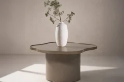 Couchtisch Caron - in Braun mit glänzender Oberfläche