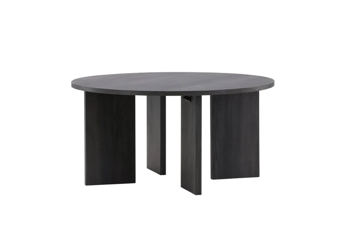Couchtisch Davinci - Rundtisch mit Holzoptik