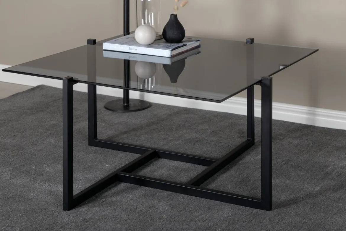 Couchtisch Donna - mit Glas-Tischplatte