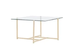 Couchtisch Donna - mit Glas-Tischplatte