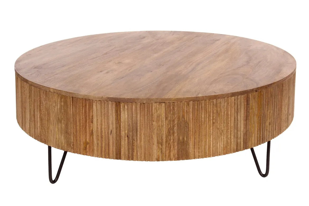 Couchtisch Duna - aus Mangoholz ⌀ 120 cm