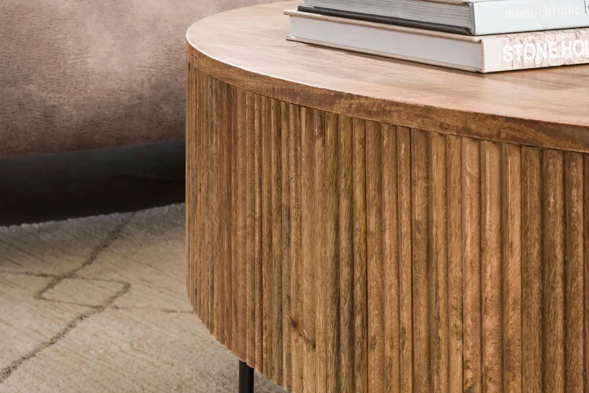 Couchtisch Duna - aus Mangoholz ⌀ 120 cm