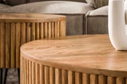 Couchtisch Duna - 2er Set aus Mangoholz