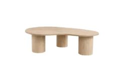 Couchtisch Garino - organisches Design in Holzoptik