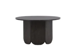 Couchtisch Keralo Big - stylischer Rundtisch in Holzoptik