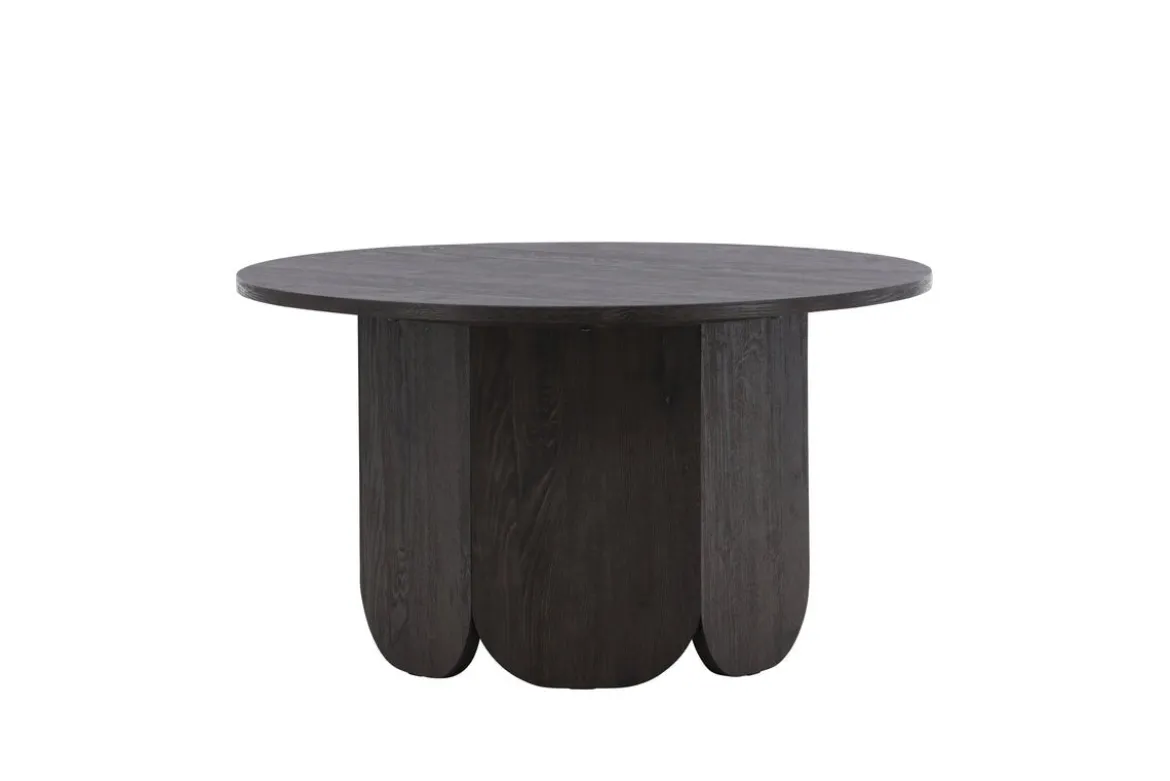 Couchtisch Keralo Big - stylischer Rundtisch in Holzoptik