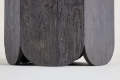 Couchtisch Keralo Big - stylischer Rundtisch in Holzoptik