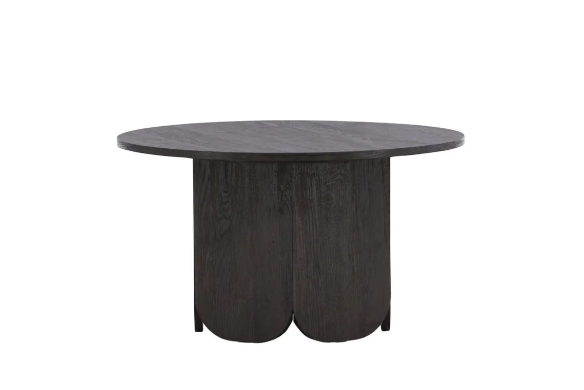 Couchtisch Keralo Big - stylischer Rundtisch in Holzoptik