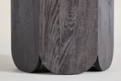 Couchtisch Keralo - stylischer Rundtisch in Holzoptik