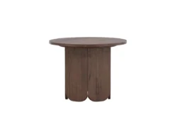 Couchtisch Keralo - stylischer Rundtisch in Holzoptik