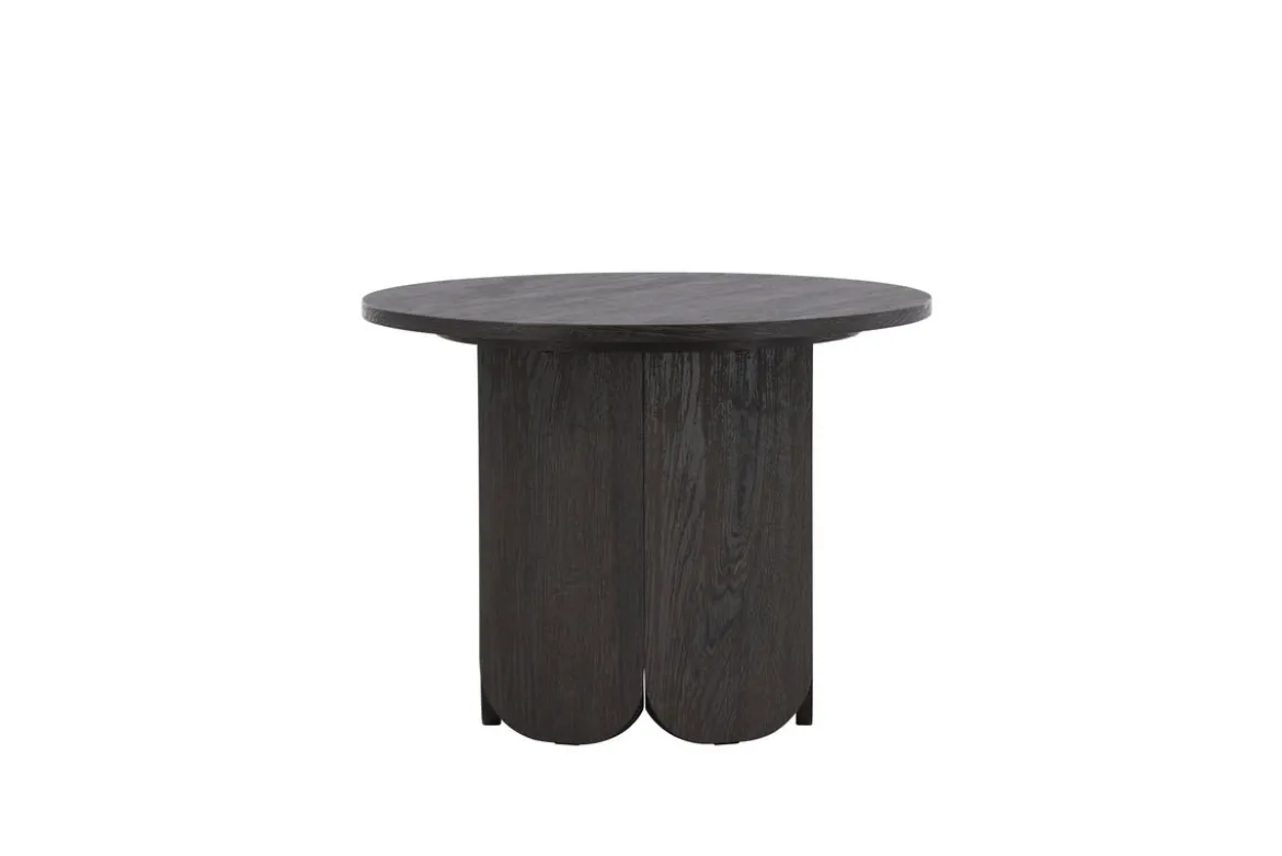Couchtisch Keralo - stylischer Rundtisch in Holzoptik