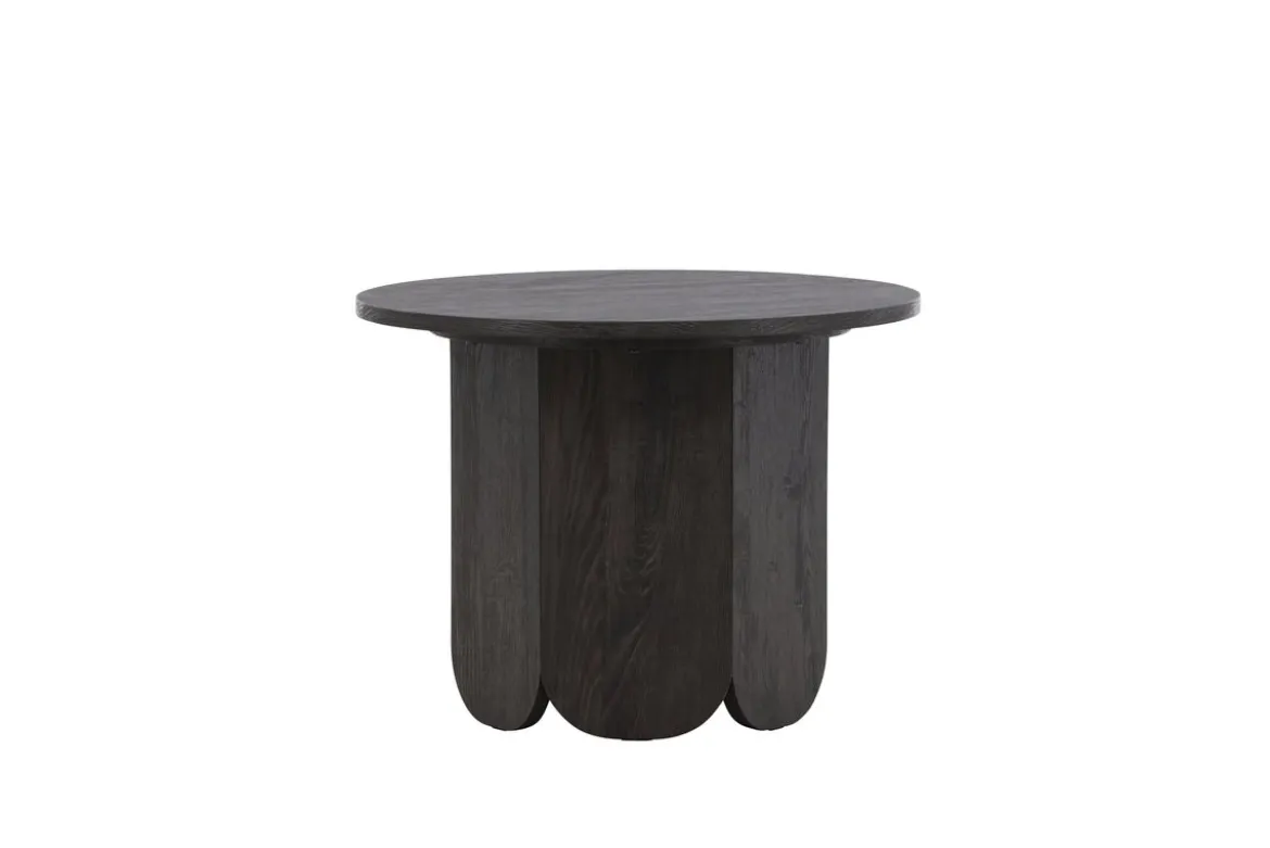 Couchtisch Keralo - stylischer Rundtisch in Holzoptik