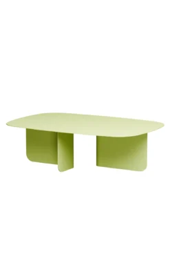 Couchtisch Livia – Japandi Design aus pulverbeschichtetem Blech