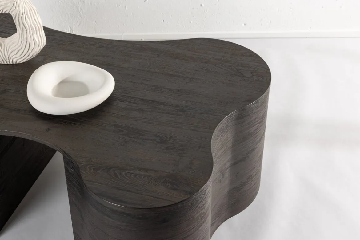 Couchtisch Makron - in dunkler Holzoptik