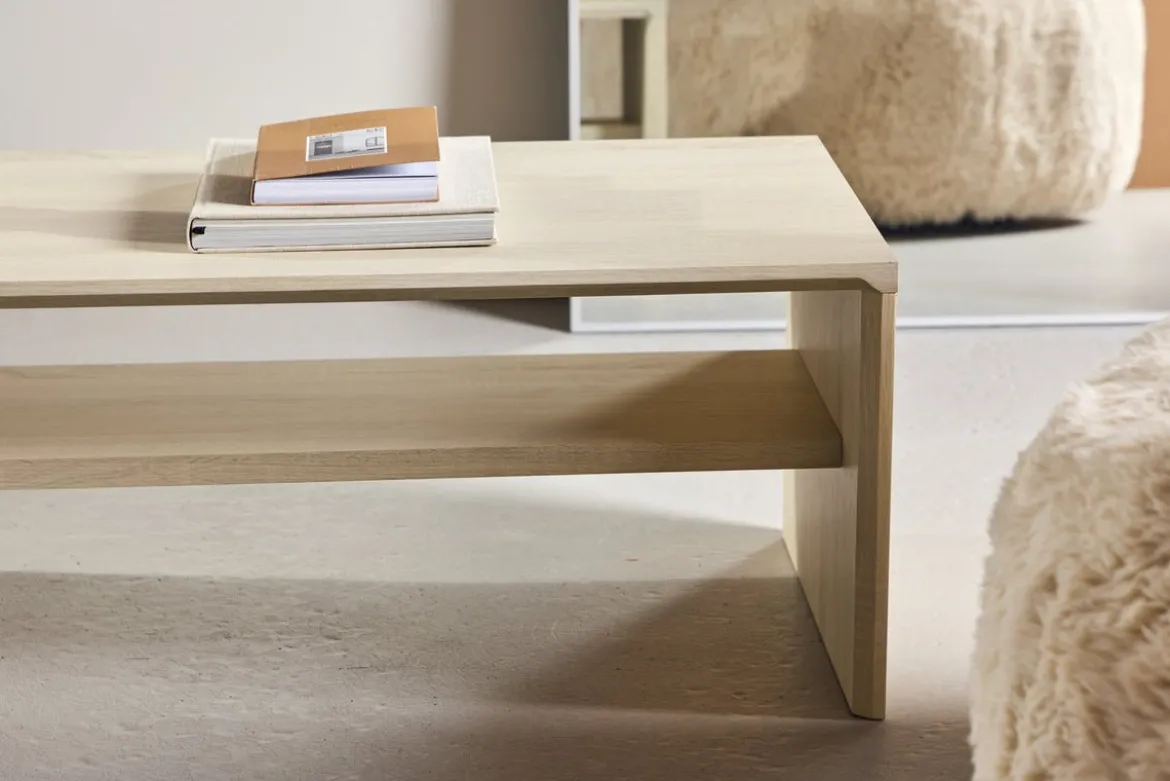 Couchtisch Melana - mit integriertem Regal