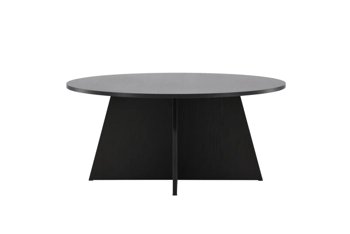 Couchtisch Navaro Big - Rundtisch in Holzoptik