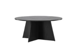 Couchtisch Navaro Big - Rundtisch in Holzoptik