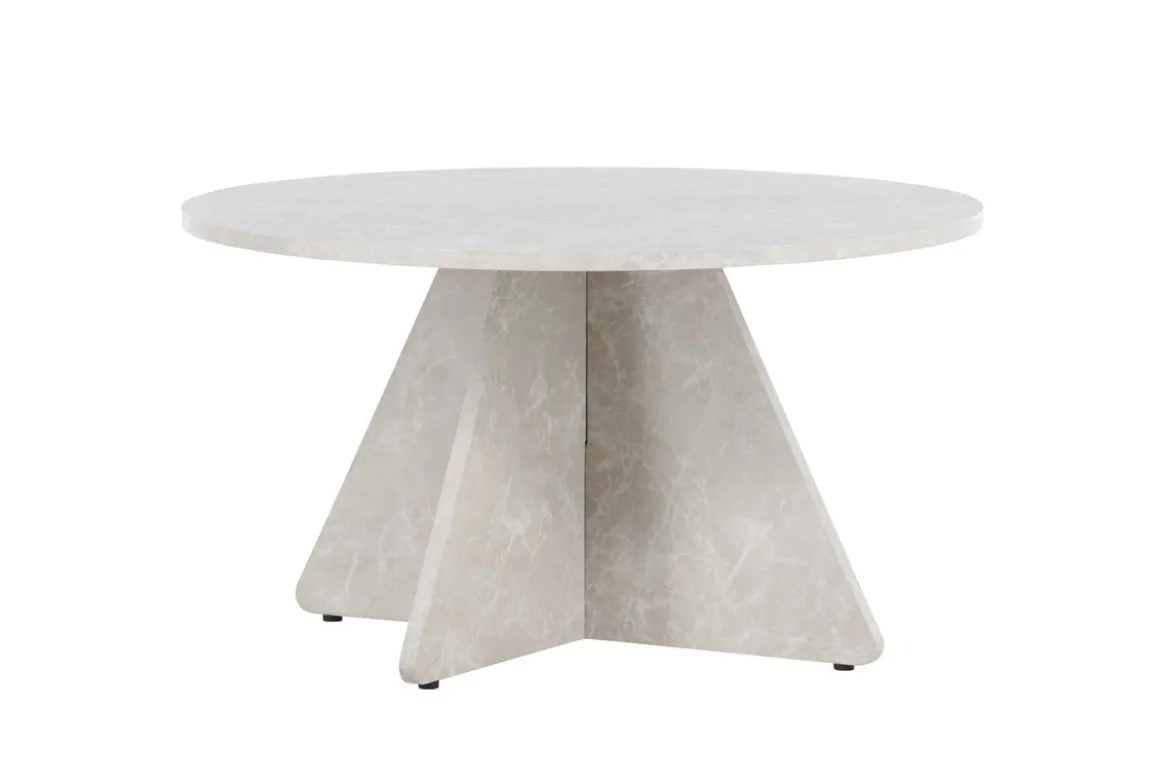 Couchtisch Navaro - Rundtisch in sanftem Beige