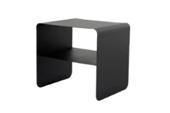 Couchtisch Nivaro – Aus Metall in Schwarz oder Taupe